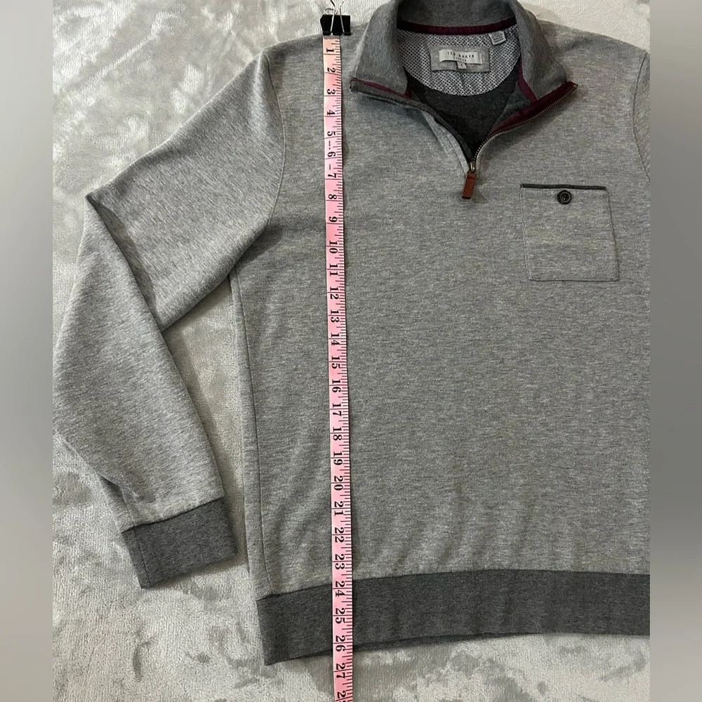Ted Baker bevyhill quarter zip pullover sweater - Picture 8 of 13
